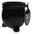 Pack of 12 Ceramic Witch Halloween Black Magic Cauldron Scented Pillar Candles