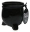 Pack of 12 Ceramic Witch Halloween Black Magic Cauldron Scented Pillar Candles