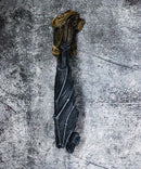 Nocturnal Sleeping Bat Wrapped In Wings On Tree Branch Wall Decor Figurine