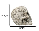 Ossuary Macabre Gothic Jointed Jigsaw Puzzle Cranium Skull Figurine 6"L