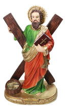Apostle Disciple Of Jesus Saint Andrew With Saltire Cross Figurine 12" Series