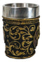 Set Of 2 Occultic Pagan Pentagram Sigil Of Baphomet Sabbatic Goat Shot Glasses