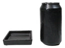 Set Of 6 Kokuyo Black Minimalist Ceramic Square Condiment Sauce Dishes 2oz