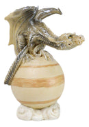 Solar Galaxy Planet Saturn Terrestrial Guardian Brown Sand Dragon Figurine