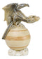 Solar Galaxy Planet Saturn Terrestrial Guardian Brown Sand Dragon Figurine