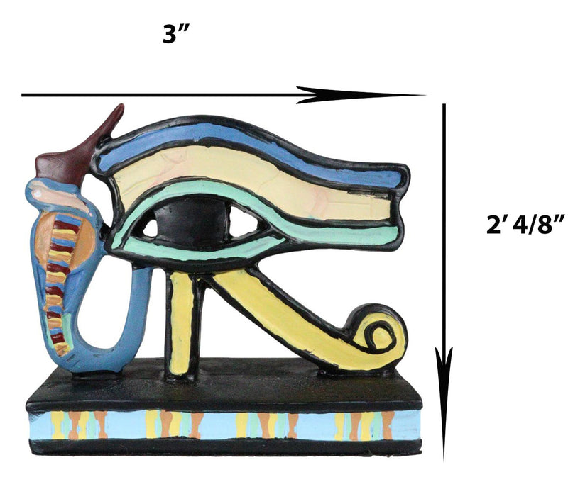 Ancient Egyptian Culture Wedjat Eye Of Horus Figurine Protection Wealth Health