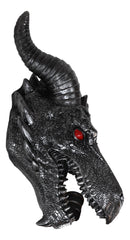 Medieval Fantasy Large Slytherin Basilisk Dragon Malfoy Wall Decor Plaque 13.75"H