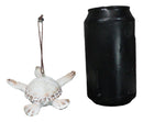 Set Of 6 Antique White Sea Turtles Ocean Marine Wall Hanger Decor Tree Ornaments