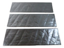 Pack Of 3 Tetsu Kesho Black Contemporary Rectangular Serving Platter 14.5"L