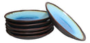 Pack Of 6 Blue Sky Aozora Kannyu Ceramic Round Appetizer Salad Dessert Plates