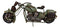 American Military US Army Classic Retro Camo Chopper Bike Motorcycle Figurine