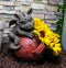 Playful Climbing Dragon Baby Planter Pot Home Patio Garden Decor Statue 12.5"H