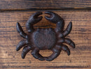 Set Of 4 Cast Iron Rustic Marine Sea Crab Drawer Cabinet Door Knobs Hardware