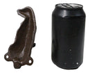 Pack Of 2 Rustic Cast Iron Golden Retriever Labrador Wagging Tail Wall Hooks