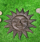 Belenos Sun God Cast Iron Stepping Stones Set of 3 Radiant Sun Face Garden