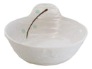 Pack Of 6 Yukino Hana Snowflakes Melamine Shallow Bowls With Handle 7oz