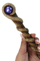 Twisted Branch Willow Scepter Blue Stone Cosplay Wand 13" Accessory Costume Prop