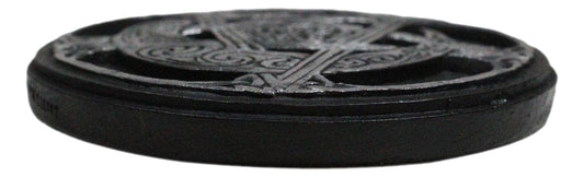 Celtic Triskele Wicca Sacred Symbols Triple Moon Pentagram Round Incense Holder