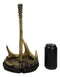Rustic Forest Stag Deer Antler Bone On Wood Slice Base Paper Towel Holder