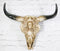 Southwestern Tribal Buffalo Skull Tribal Indian Chief Scrollwork Wall Decor