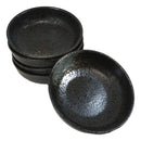 Pack Of 5 Charcoal Grey Tone Hakumu Collection Shallow Bowl Or Deep Plates 10oz