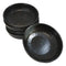 Pack Of 5 Charcoal Grey Tone Hakumu Collection Shallow Bowl Or Deep Plates 10oz