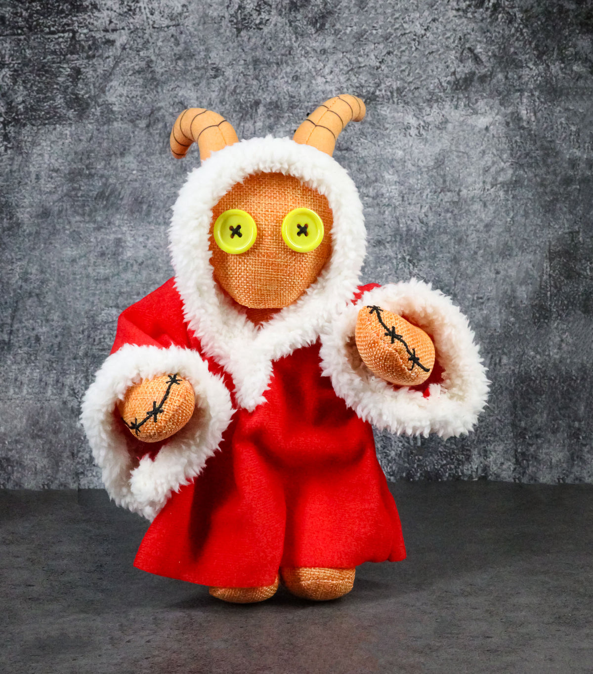Day of The Dead Pinheadz Red Cloaked Krampus Hunchback Luxe Soft Plush Doll