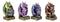 Set of 4 Fantasy Metallic Colorful Miniature Alchemy Battle Dragons Figurines