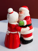 Ebros 'Tis The Season Mr And Mrs Santa Claus Magnetic Salt And Pepper Shakers