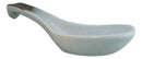 Pack of 6 Seikai Blue Sky Collection Ceramic Asian Soup Spoons With Hook 5.75"L