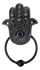 Sacred Symbols Hand of God Hamsa Palm with Evil Eye Decorative Door Knocker