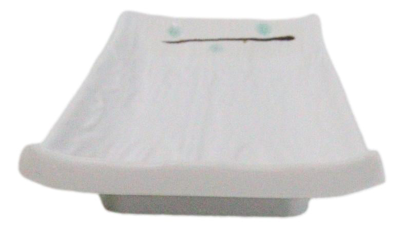 Set Of 6 Modern Yukino Hana Snowflakes Melamine Rectangular Sushi Plates 8.5"L