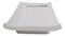 Set Of 6 Modern Yukino Hana Snowflakes Melamine Rectangular Sushi Plates 8.5"L
