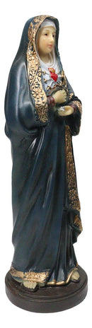 Our Lady of Seven Sorrows Mater Dolorosa Blessed Virgin Mary Statue with Base