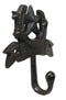 Set Of 2 Cast Iron Rustic Western Cowboy Lone Star Horseshoe Coat Hat Wall Hooks