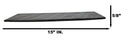Pack Of 3 Kokuyo Black Minimalistic Rectangular Shaped Serving Platter 14.5"L