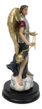 Colorful Catholic Church Archangel Saint Sealtiel with Golden Censer Figurine
