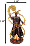 Fire Elemental Horned Wizard Sorcerer Demoniac Summoning Hellfire Magic Figurine