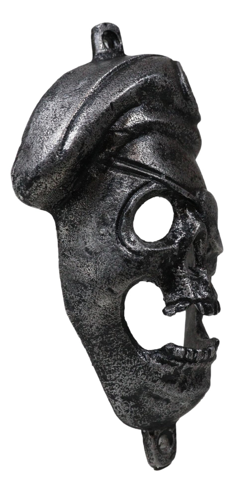 Silver Bone Chilling Pirate Buccaneer Skull Skeleton Wall Beer Bottle Cap Opener