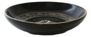 Wicca Black Astrology Wheel Round Incense Stick Burner Or Trinket Ceramic Dish
