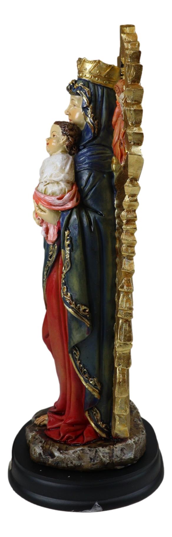 Our Lady of Perpetual Help Mother Mary With Baby Jesus Angels Catholic Figurine