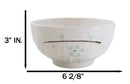 Set Of 6 Modern Yukino Hana Melamine Soup Pasta Salad Cereal Bowls 26oz 6"D
