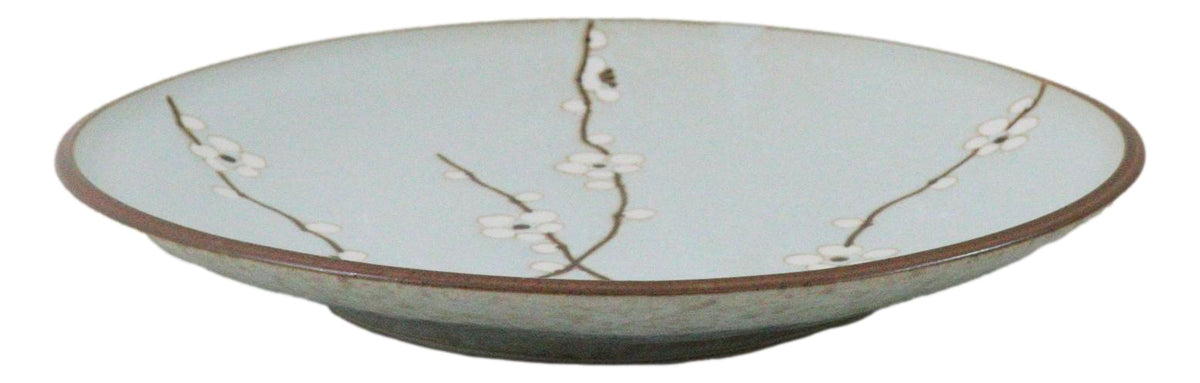 Pack Of 4 Made In Japan Soushun Sakura Round Porcelain Buffet Lunch Plates 10"D