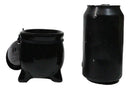 Pack of 12 Ceramic Witch Halloween Black Magic Cauldron Scented Pillar Candles