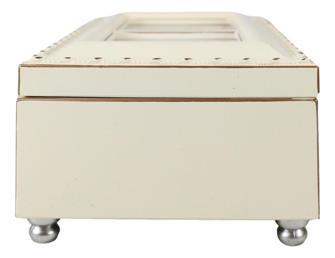Baptism The Lord's Spirit Descends Like A Dove Matte Cream Musical Trinket Box