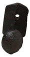 Set of 3 Cast Iron Rustic Western Rugged Railroad Nail Spike Wall Hanger Hooks