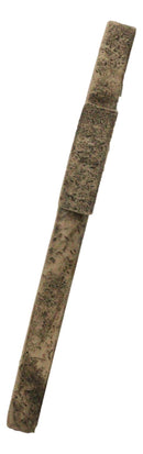 Rustic Faux Stone Fleur De Lis French Lily Scrollwork Tuscany Wall Cross