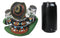 Cowboy Toad Frog With Hat Boots And Southwest Serape Salt Pepper Shakers Holder