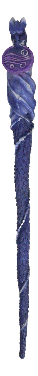 Purple Air Wind Gust Drake Elemental Dragon Fantasy Cosplay Magic Wand 14" L