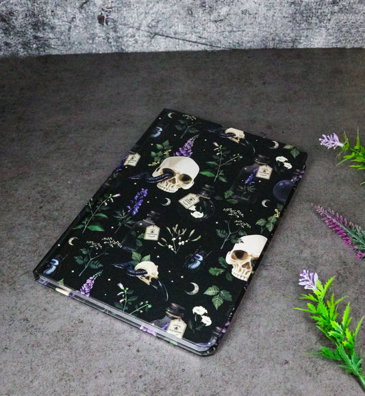 Venom And Vines Skulls Serpents Poisonous Plants A5 Lined Pages Journal Book